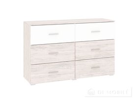 Comodă cu 6 sertare (3+3) „Rombo”