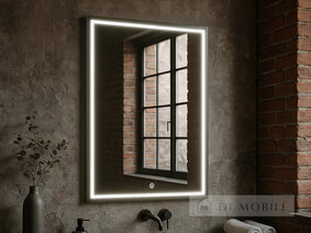 Oglindă verticală cu iluminare de fundal
