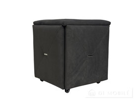 Taburet „5 în 1” cu etichetă metalică