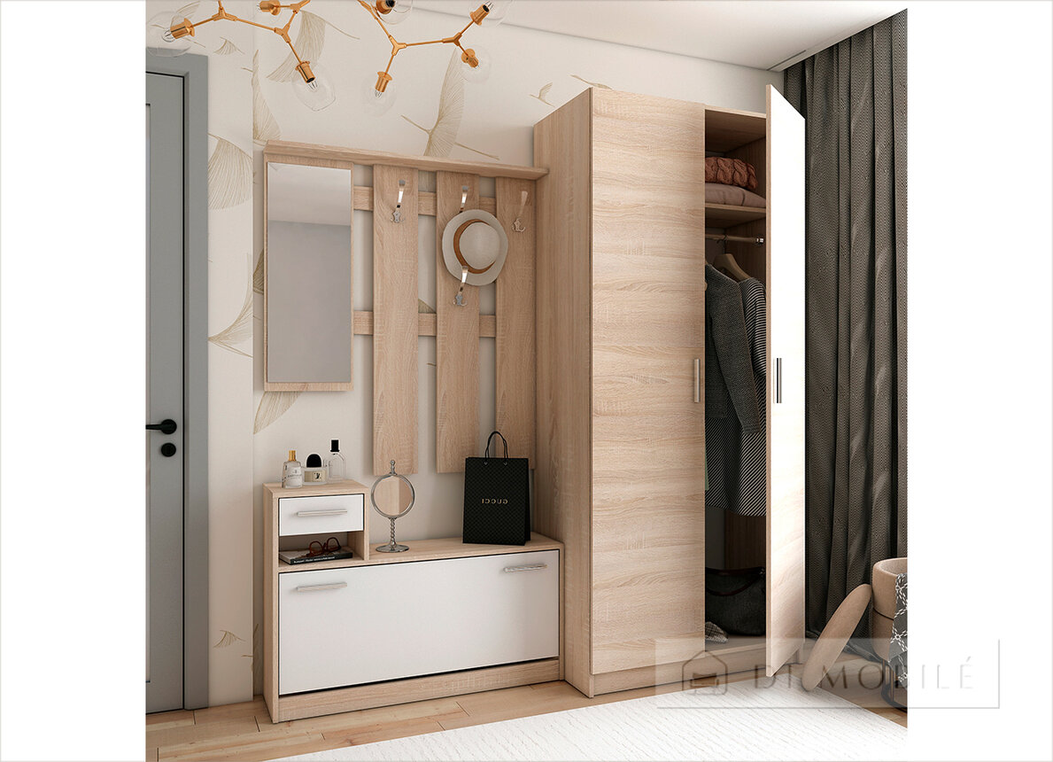 Holul "Alice" și dulap Promo 2 chipboard