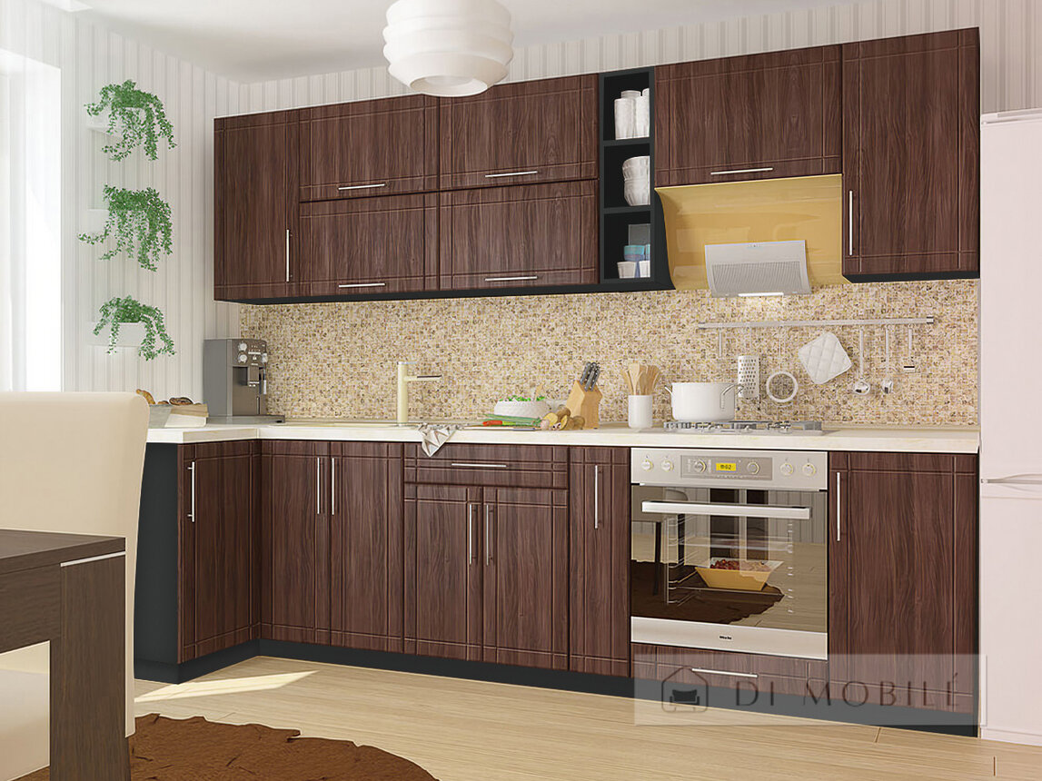 Bucătărie colţ "Maxima Suite" 3 x 1 m