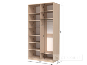 Cabinet pliant "Shr-4" 1400 mm (cu frezare Plashe Gross)