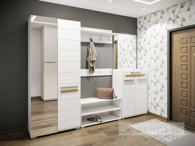 Mobilier pentru hol „Bianco”