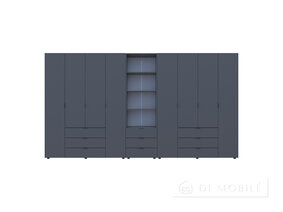 Dulap pentru haine "Gelar" 4 + 4 DSP cu cutie de creioane