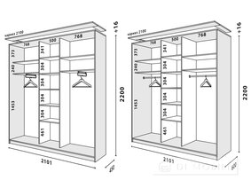 Cabinetul cupei "Premiu" 2100 mm