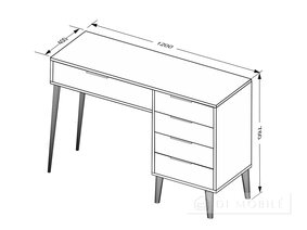 Tabelul de toaletă "Olivia" 5SH