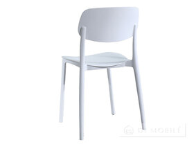 Scaun negru de plastic Joy