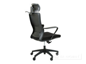 Scaun calculator "Ultra Stil Grid negru"