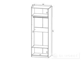 Dulap SZF2D80 Workspace