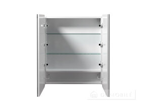 Dulap de oglindă pentru baie cu LED-lit "Oregon"