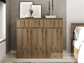 Comodă 6 sertare (3+3) „Light”