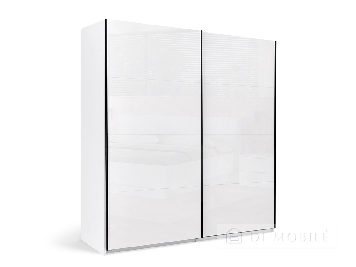 Dulap "Mila" 2x2.1m usa Gloss White