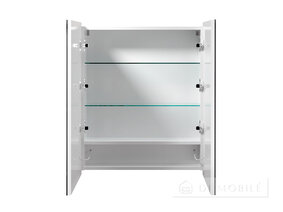 Dulap oglindă pentru baie cu LED-lit "Semn"
