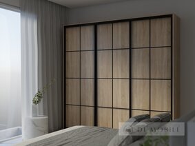 Dulap "Loft / Loft" cu fatade Lines 2220W