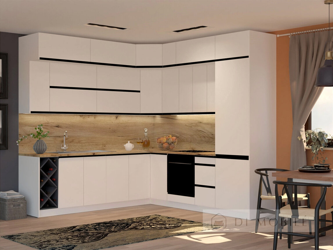 Bucătărie de colț „Tina” 2,5 x 2,6 m