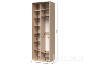 Dulap "E-Line" SHK.1.1 1000 mm cu bar/microlift și rafturi