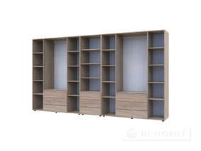 Dulap pentru haine "Gelar" 4 + 4 DSP cu cutie de creioane