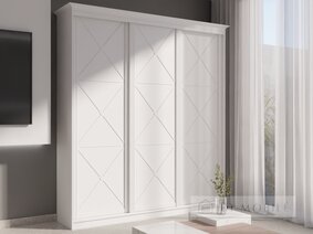 Cabinet coupe "Rome Venetiano" 2000 mm seria WT White