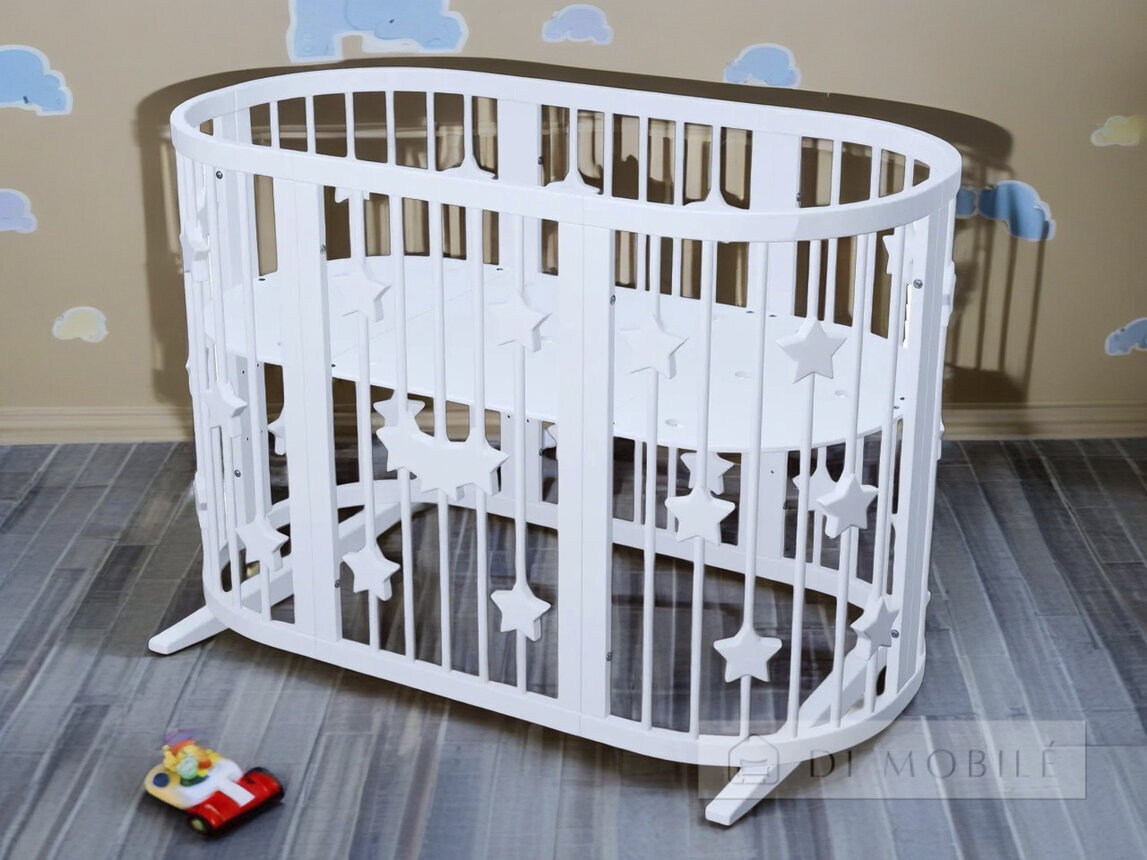 Cot-transformer "SMARTBED 9-in-1 cu stele"