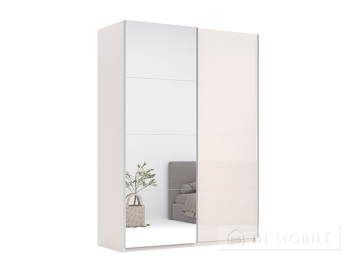 Closet "Lili" 2000 mm usi luciu / oglinda, seria H