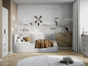 "Happy" dresser 4 cutii
