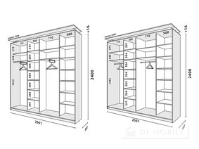 Dulapul cupei "Premiu" 2300 mm
