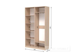 Cabinet pliant "Shr-4" 1300 mm