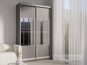 Dulap cu două uşi "E-Line" ShK 2.1 1300 mm cu bar / microlift şi rafturi