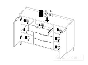 Comode 2D4S "Pralină"