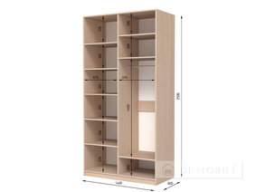 Cabinet pliant "Shr-4" 1400 mm (cu frezare Plashe Gross)