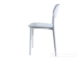 Scaun negru de plastic Joy