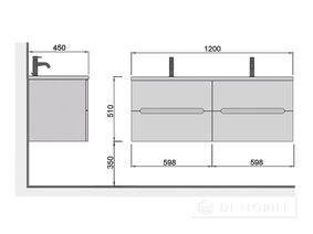 Octavio 120-A (Double 120x2) chiuvetă