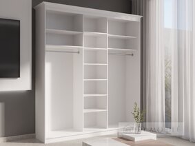 Cabinet coupe "Rome Venetiano" 2000 mm seria WT White