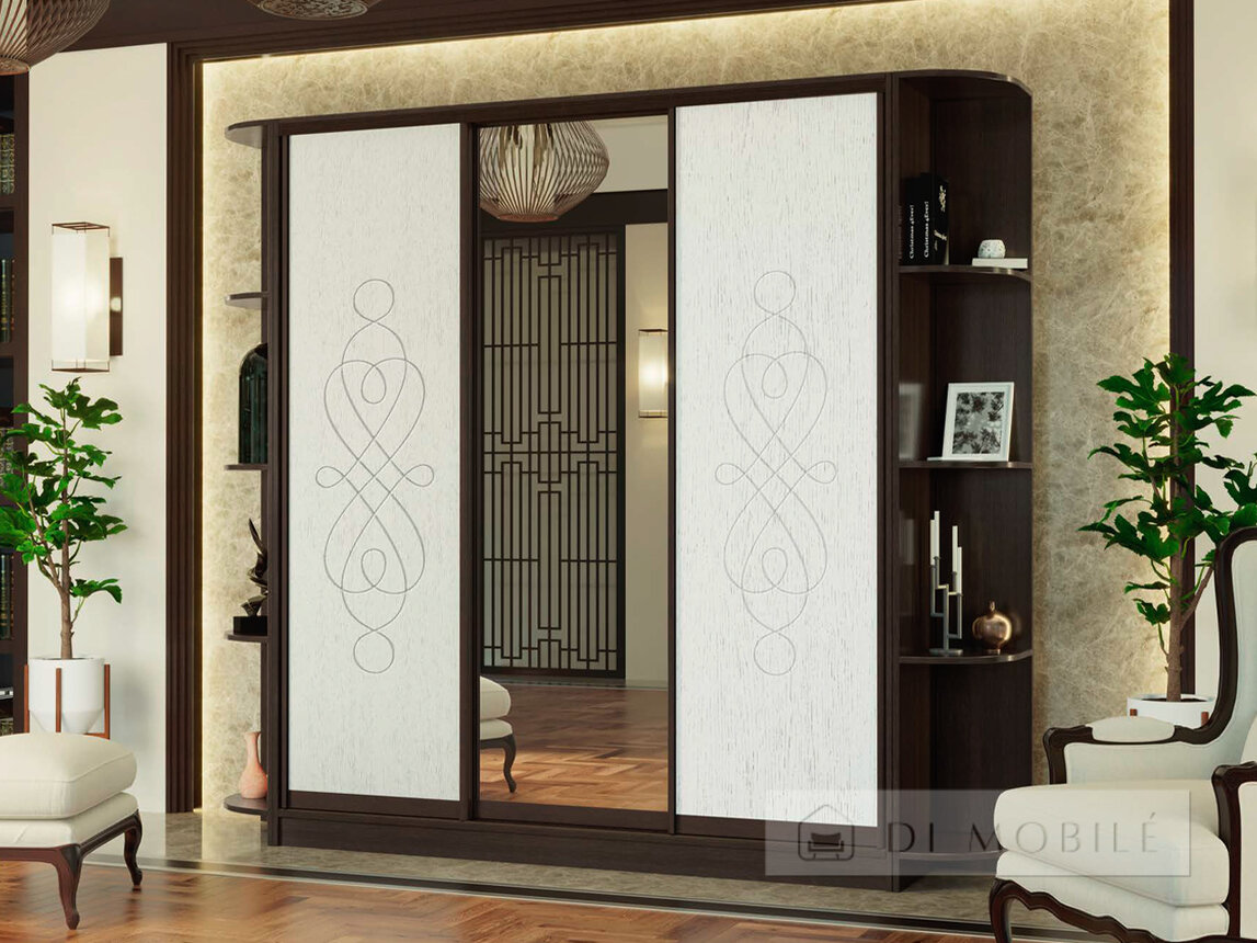 Шкаф купе "Приоритет" 2100 мм 3-дверный