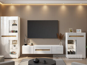 Подвесная тумба под телевизор "Бьянко"