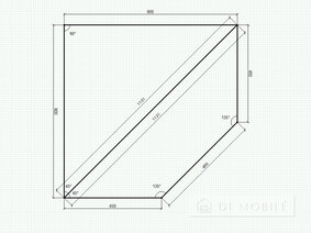 Comodă de colț „346”