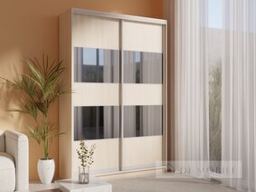 Dulap cu două uşi "E-Line" ShK 2.2 1400 mm cu rafturi