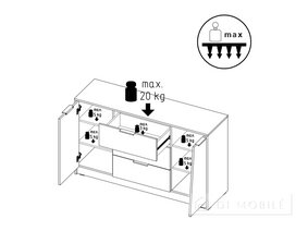 Komode 2D3S Puls