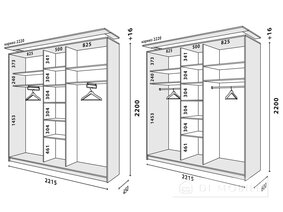 Dulap "Loft / Loft" 2220 mm