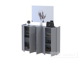 Hol cu oglindă "Cassel" 5 chipboard