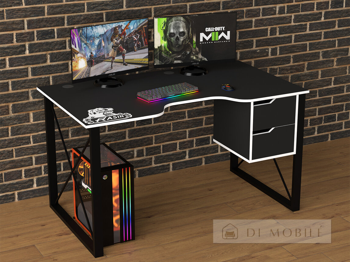 Masă de gaming „Rasin Loft-19”