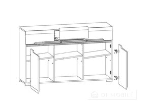 Тумба KOM3D3S/8/15 "Амелия"