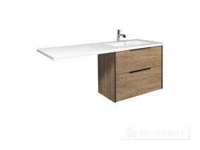 Тумба подвесная с крылом "Line Craft 80-A ADAM 140"