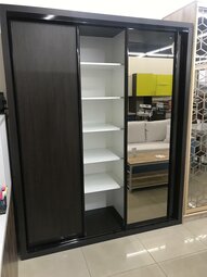 Шкаф купе "Домино" 1774 мм 3-дверный Шкаф купе "Домино" 1774 мм 3-дверный