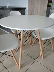 Стол круглый обеденный "Этна МДФ"