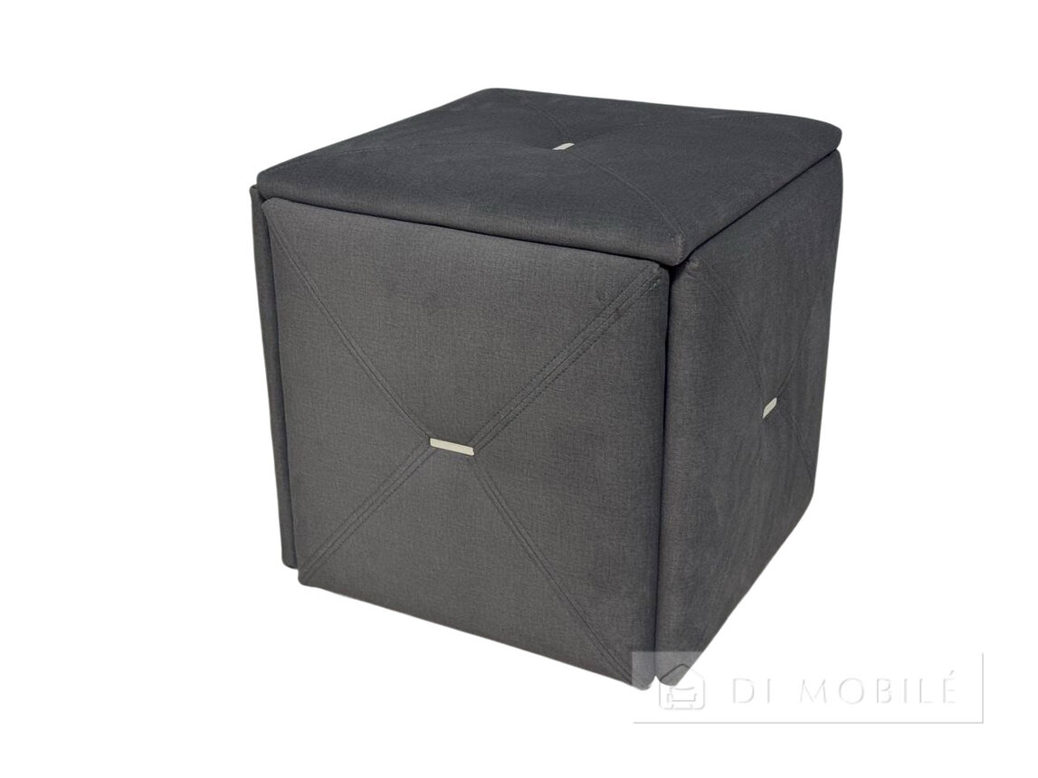 Taburet „5 în 1” cu etichetă metalică