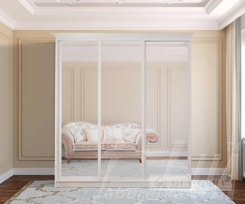Cabinet coupe "Rome Venetiano" 2000 mm seria WT White