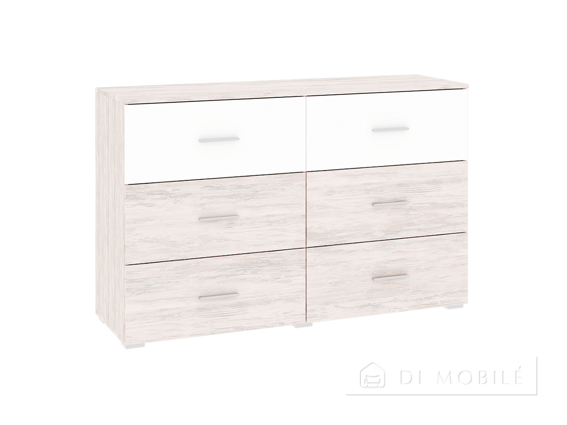 Comodă cu 6 sertare (3+3) „Rombo”