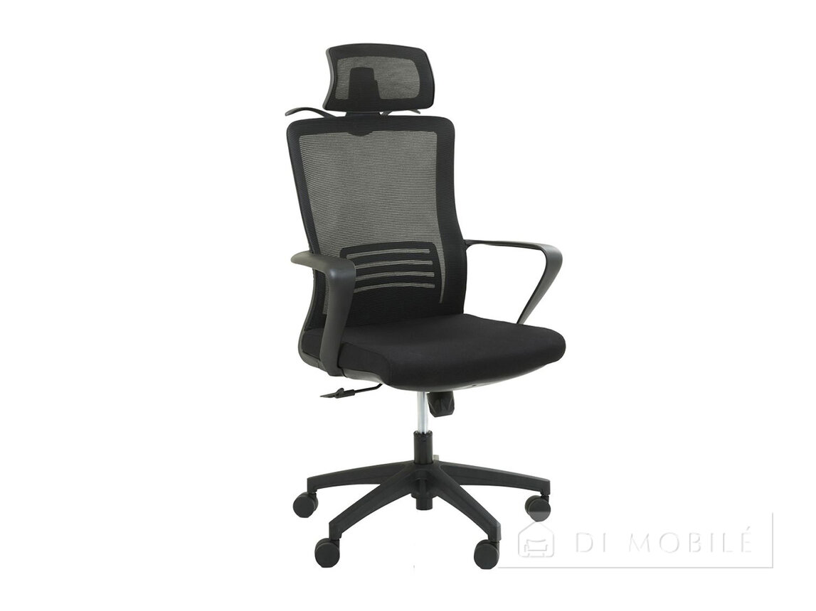 Scaun calculator "Ultra Stil Grid negru"