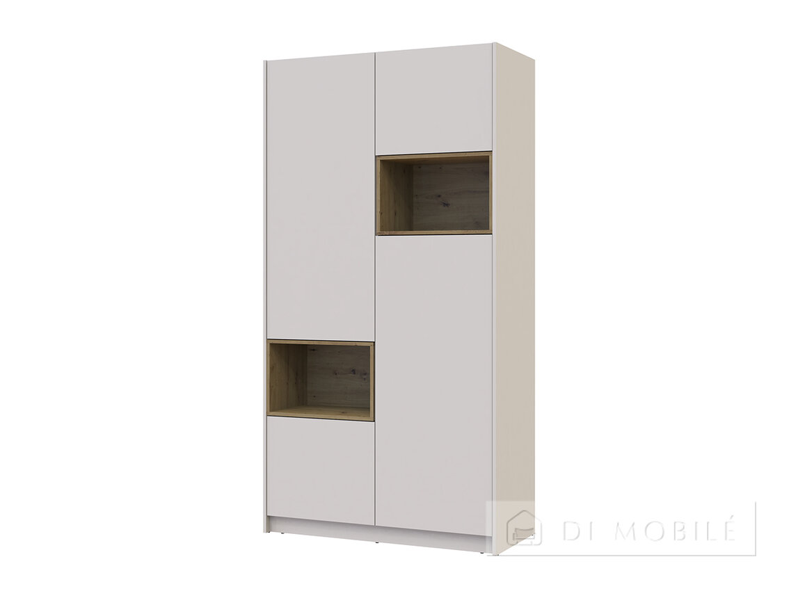 Dulap pentru haine cu nișă "Dale" 2 chipboard